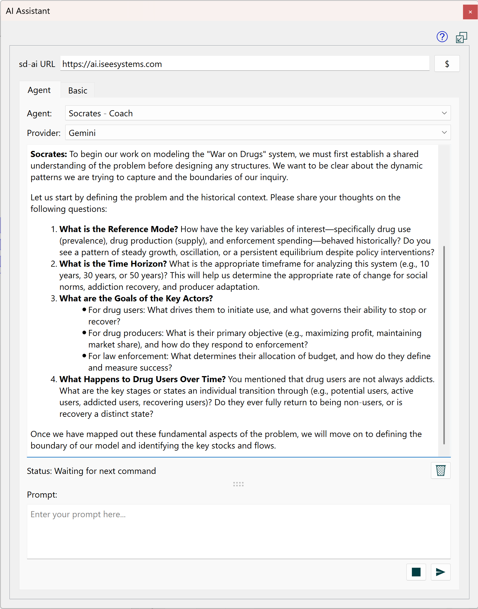 Agentic AI: Asking questions
