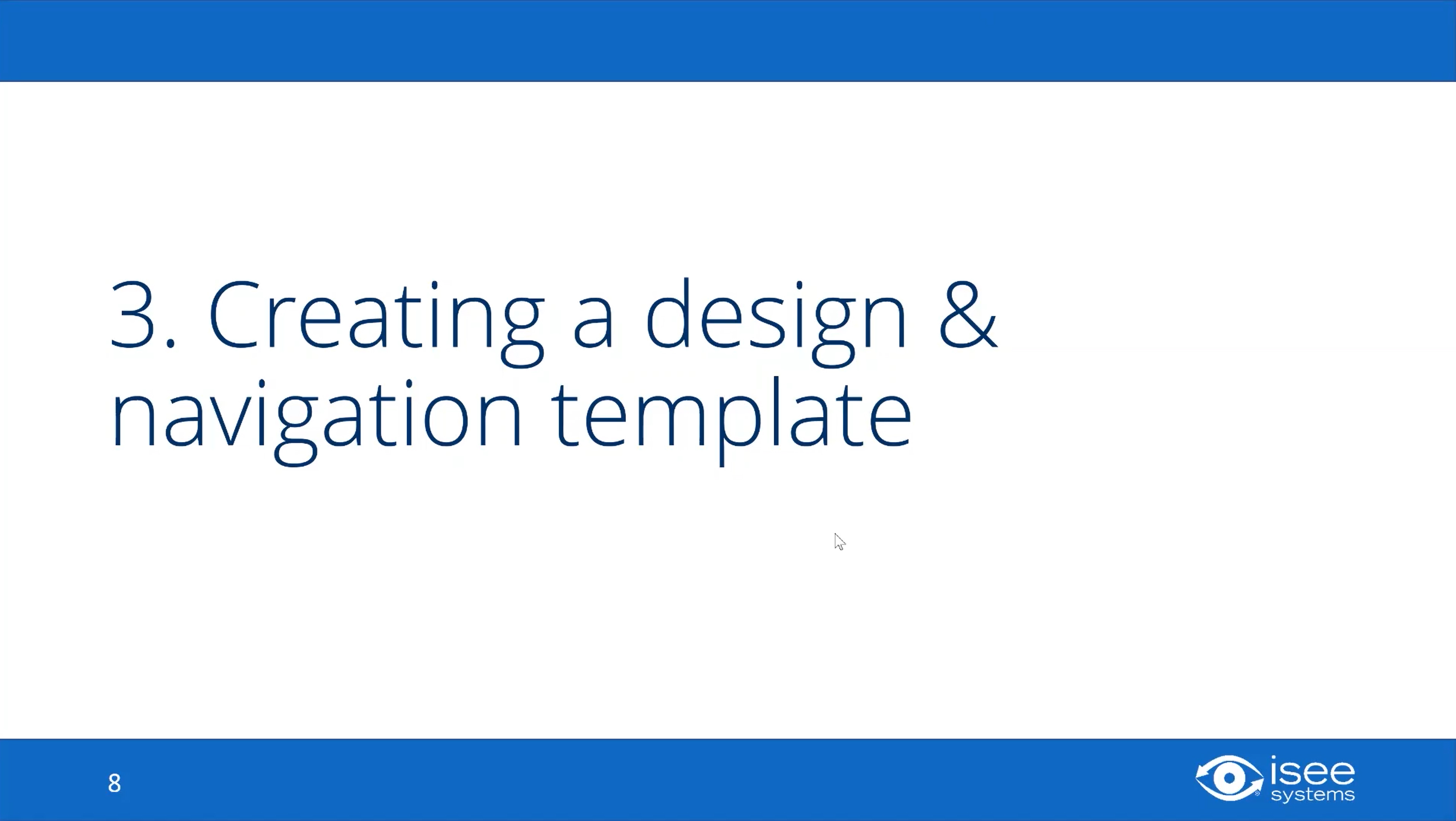 Creating a Design & Navigation Template